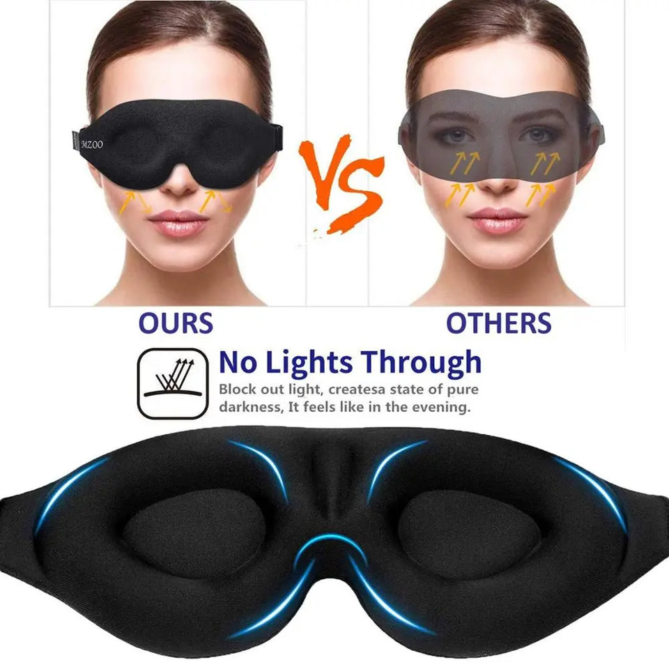 Máscara de Ojos 3D Ergonómica para Dormir