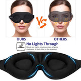 Máscara de Ojos 3D Ergonómica para Dormir