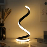 Lámpara de Mesa LED con Diseño Espiral