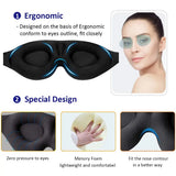 Máscara de Ojos 3D Ergonómica para Dormir