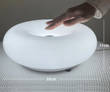 Luz de Dormitorio de Cristal en Forma de Dona Antigua